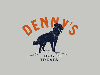 Denny's Dog Treats branding design graphic design illustration illustrator logo typography