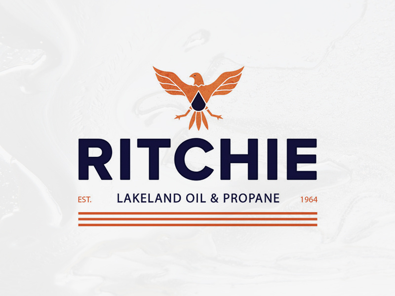 Ritchie Lakeland Oil & Propane Logo by Paige Pentland on Dribbble
