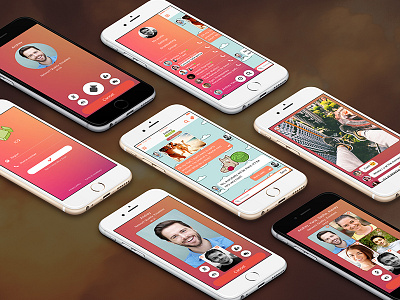 ICQ App Redesign Concept app chat concept icq ios iphone messenger mobile redesign ui ui kit ux