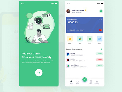 Finance Mobile App design finance financemobileapp mobile app ui uiux userinterface