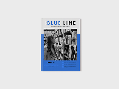 Blue Line Newsletter Cover