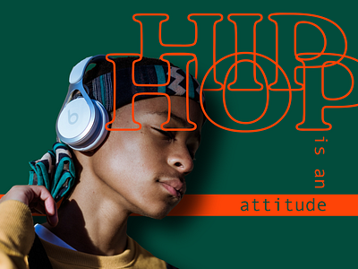 hip hop is an attitude design minimal minimal design minimalist simple typography