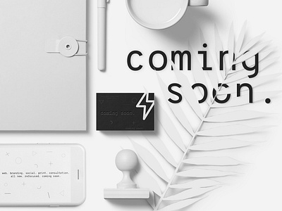 Coming Soon Post brand identity branding coming soon coming soon page design logo minimal minimal design minimalist simple website