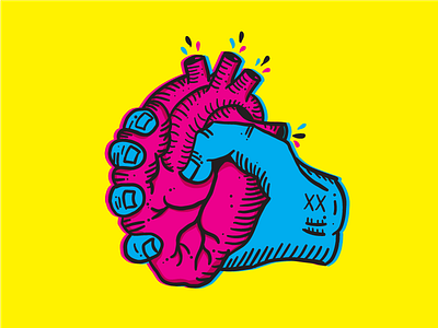 CMYK Heart