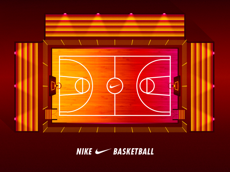Nike Basketball Court by Caio Nery 