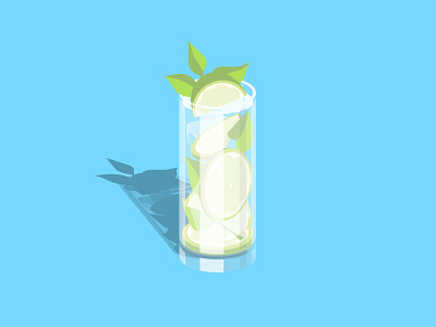 mojito alcohol drink illustration mojito vector