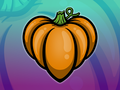 Emote: Pumpkin Heart bizzarbox channel channel points cozy digital digital art discord emoji emote emotes fall heart love pumpkin stream streamer streaming sub badges twitch twitch emote