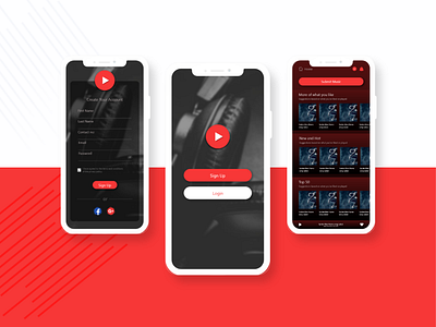 Music App UI Design