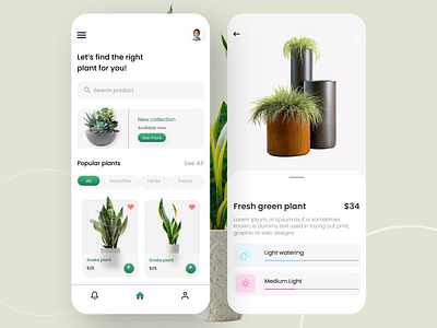 A Plant App Concept