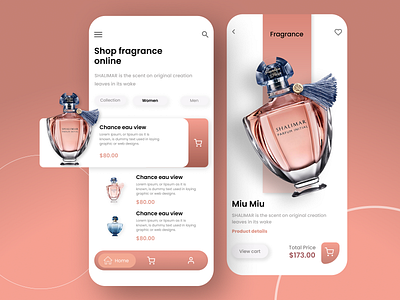 Fragrance App UI Design app app uiux bitcoin brand branding car app ui dashboard design designer find my car fragrance app ui graphics illustration logo nft ui unique design user experience user interface web app uiux