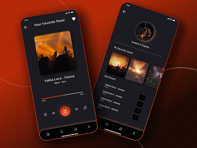 Music Player App UI Design