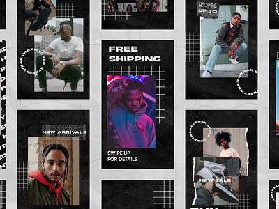 HYPED – STREETWEAR INSTAGRAM POSTS & STORIES PACK