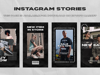 HYPED – STREETWEAR INSTAGRAM POSTS & STORIES PACK