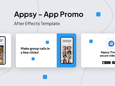 APPSY - SIMPLE APP PROMO ad animated animation app commercial motion graphics promo template trendy