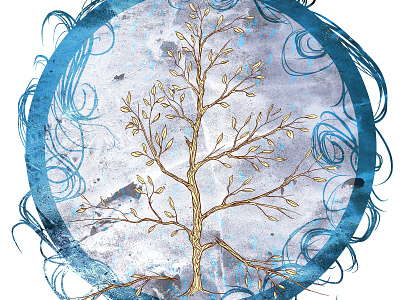 Throwaway Youth: Tree of Life book illustration coloring illustration inking tree