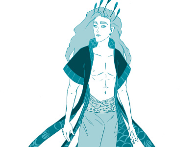 Character Design character design comic art fantasy art illustration inking king pattern design prince traditional illustration