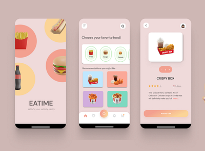 eatime — ui design mobile apps ui