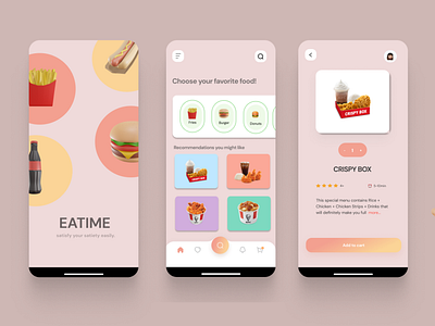 eatime — ui design mobile apps