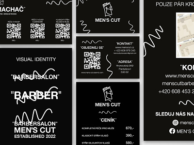 logo / brand identity / Men's Cut Barbersalon