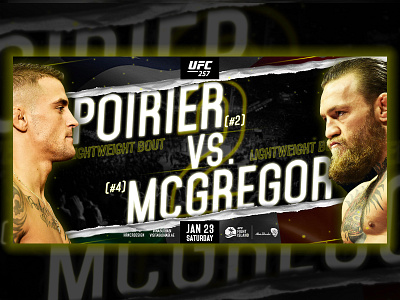 MMA HEADER / poster UFC 257