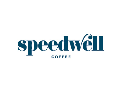 Speedwell Coffee rejected logo branding coffee identity logo reject