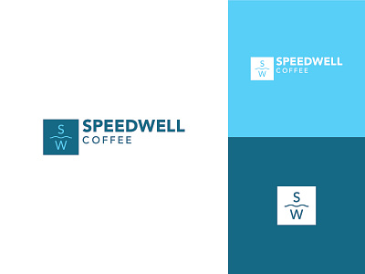 Rejected Speedwell Coffee logo concept branding coffee identity logo modern reject