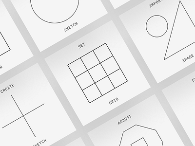 Geometric Icons 3deditor boxeleditor buttons cards geometric icons minimal minimalist simple ui uidesign ux uxdesign vr vrdesign xr