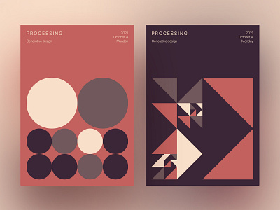 Tree ❤️ Recursion generative art generative design geometric graphic design minimal minimalism p5js poster processing recursion shapes