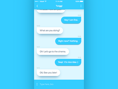 Chat 013 chat dailyui direct massaging messanger ui ux