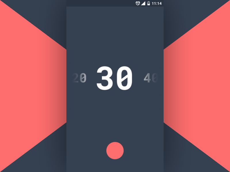Countdown timer 014 android animation app countdown timer dailyui gif material design ui ux