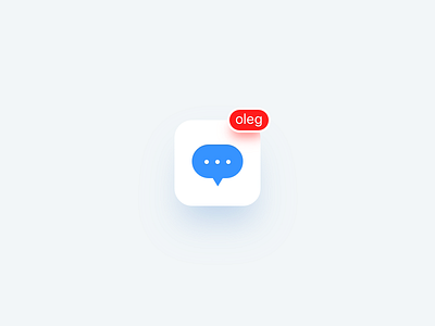 Notification 49 app button clean concept dailyui icon messenger notification ui ux