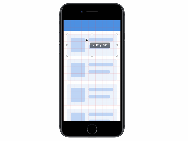 Gridddle animation framer framerjs gif grid list low module prototyping tool ux wireframes