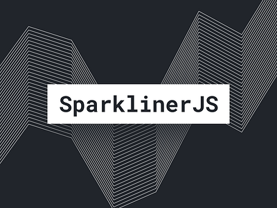 SparklinerJS analytics github graph javascript js library pet project plugin poster sparkline statistics
