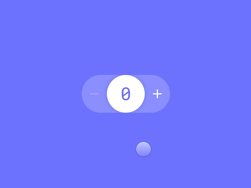 Stepper Touch animation button concept control framer framerjs gif interactive prototype stepper ui ux