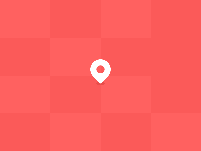 Map pin animation animation button gif icon location map micro interaction minimalist design pin simple and clean ui animation ui ux