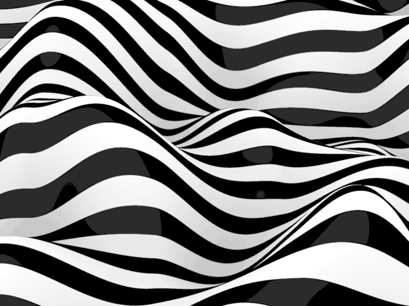 Waves and stripes 3d abstract animation cinema4d concept displacer exploration gif stripes waves