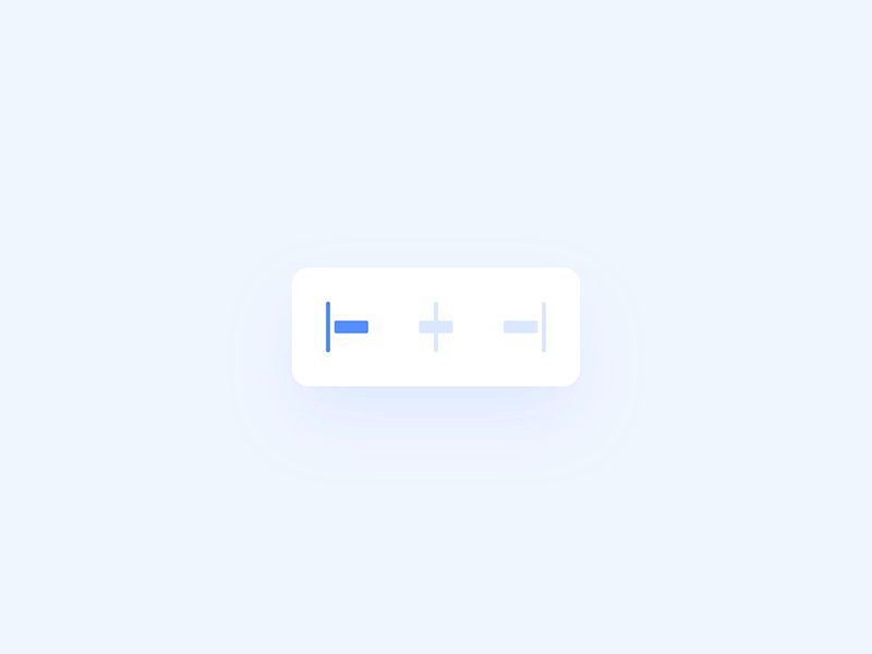 Align buttons align animation buttons clean framer framerjs gif interactive interface ui ux web