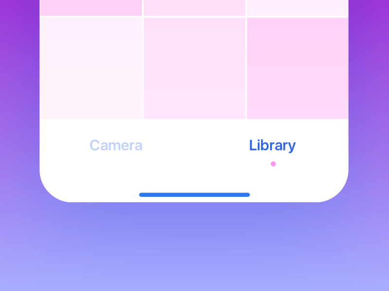 Camera app tab bar [iPhone X edition]