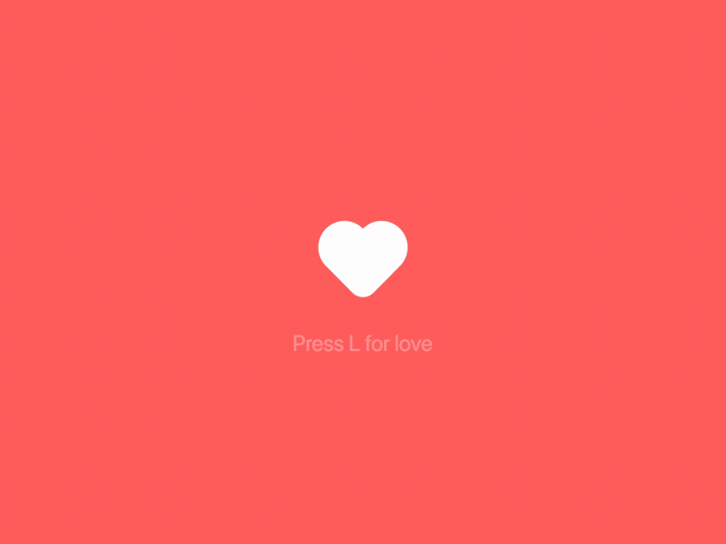 Press L for ❤️ animation button favorite gif heart interactive like particles processing prototype ui ux