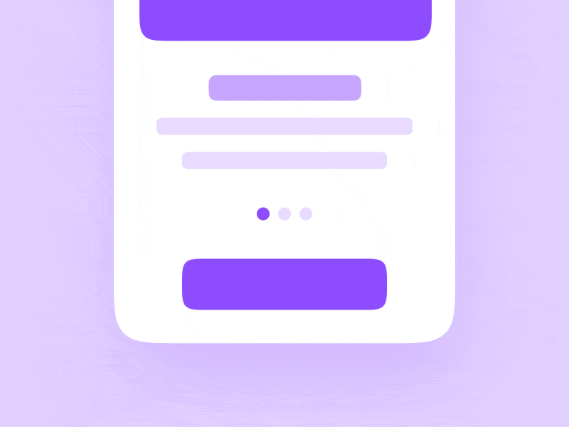 Onboarding Interaction animation call to action gif messenger mobile app mobile design onboarding pager pagination ui ui animation ux