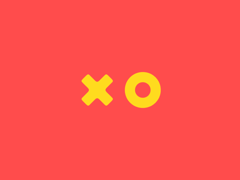 Tic Tac Toe Loader after effects algorithm artificial intellegence ios app loader microinteractions mobile design pet project ui ui animation unity ux