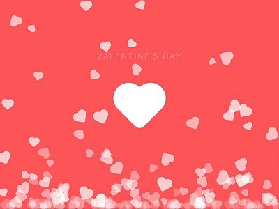 Happy Valentine's Day favorites heart likes madewithunity microinteractions particle system particles prototyping ui ui animation unity unity3d ux