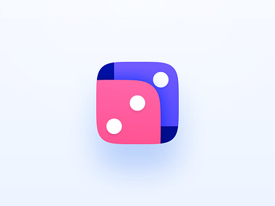Gravity Dice App Icon android app android app icon app icon branding dice app icon ios app ios icon logo mobile app mobile app icon pet project