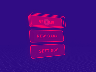 Game Menu Designs Themes Templates And Downloadable Graphic Elements On Dribbble