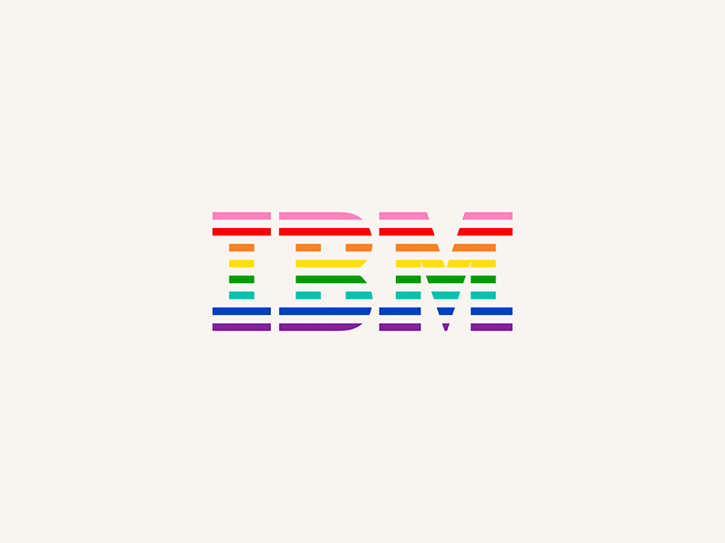IBM Pride flag ibm lbgtq pride pride flag