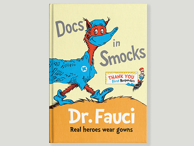 Dr. Fauci book #12 covid 19 design dr fauci dr seuss illustration illustrator mashup vector