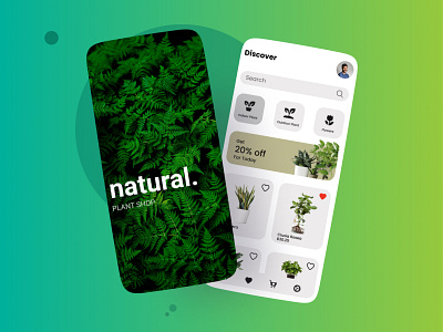 Plant Shop App UI Design