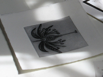 Go analog 2 analog black etching paper photopolymer printing tint
