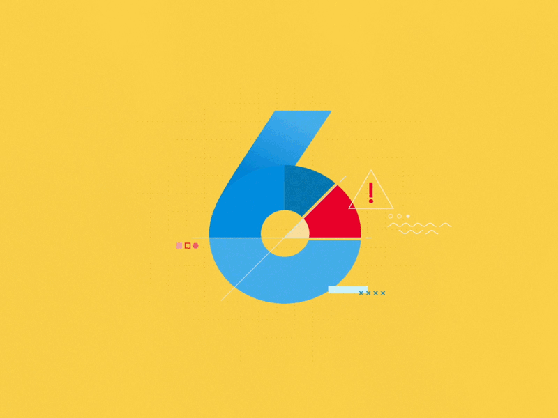 36 Days of Type animation character colors design font gif illustration loop motion number vector
