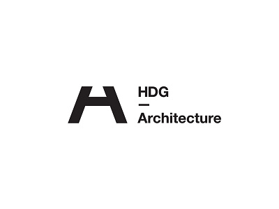 HDG Architecture architecture brand branding logo